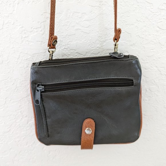 Leather Rosetti Multi Pocket Purse Hand Bag - Picture 3 of 6